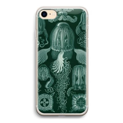 Haeckel Cubomedusae: iPhone 7 Transparant Hoesje