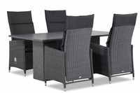 Garden Collections Madera/Graniet 180 cm dining tuinset 5-delig - thumbnail