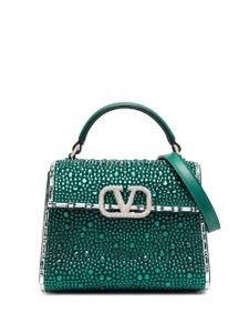 Valentino Garavani mini sac cabas VSLING - Vert