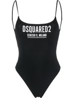 DSQUARED2 maillot de bain à logo imprimé - Noir - thumbnail