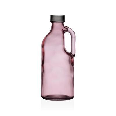 Waterfles Versa Roze Glas Aluminium