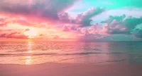 Alexsar Art Tuinschilderij strand tropical 130x70cm