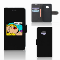 HTC U11 Life Wallet Case met Pasjes Popart Oh Yes - thumbnail