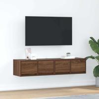 Tv-meubelen 2 st 60x31x25,5 cm bewerkt hout bruin eikenkleurig Tv-meubelen 2 st 60x31x25,5 cm bewerkt hout bruin eikenkleurig