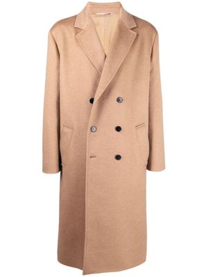 Valentino Garavani manteau en laine à boutonnière croisée - Tons neutres