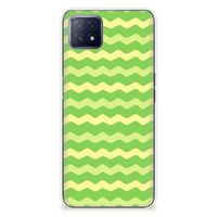 OPPO A53 5G | OPPO A73 5G TPU bumper Waves Green