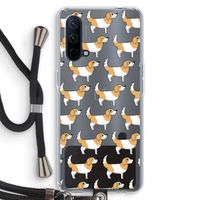 Doggy: OnePlus Nord CE 5G Transparant Hoesje met koord Doggy: OnePlus Nord CE 5G Transparant Hoesje met koord