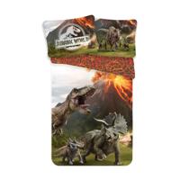 Jurassic World Dekbedovertrek Eruption - Eenpersoons - 140 x 200 cm - Katoen