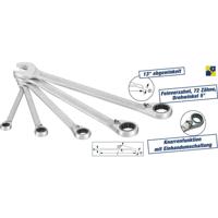 Hazet 606/5 Steek-ringsleutelratelset 5-delig Sleutelbreedte (metrisch) 8 - 19 mm Hazet 606/5 Steek-ringsleutelratelset 5-delig Sleutelbreedte (metrisch) 8 - 19 mm