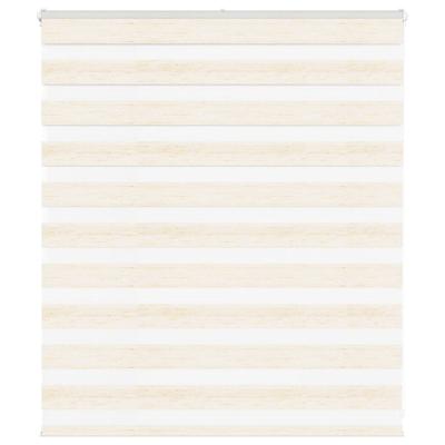 Zebra rolgordijn 135x100 cm stofbreedte 130,9 cm marmerbeige