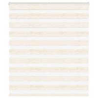 Zebra rolgordijn 135x100 cm stofbreedte 130,9 cm marmerbeige