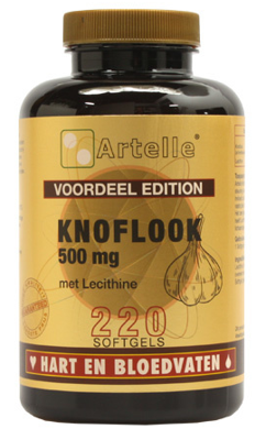 Artelle Knoflook 500mg Met Lecithine capsules Artelle Knoflook 500mg Met Lecithine capsules
