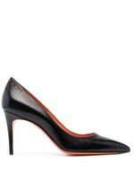 Santoni escarpins en cuir 95 mm - Noir - thumbnail