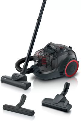 BoschBGS21POW2 Stofzuiger zonder zak Zwart