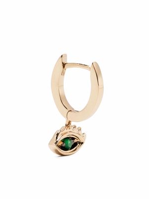 Delfina Delettrez boucle d'oreille en or 9ct ornée d'émeraude
