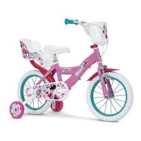 Fiets Minnie Mouse 14"