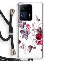 Mooie bloemen: Xiaomi Mi Mix 4 Transparant Hoesje met koord