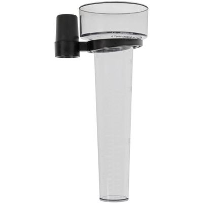 1x Regenmeter/neerslagmeter 40 ml op stokhouder 1x Regenmeter/neerslagmeter 40 ml op stokhouder