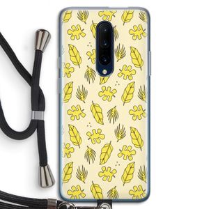 Herfst: OnePlus 7 Pro Transparant Hoesje met koord