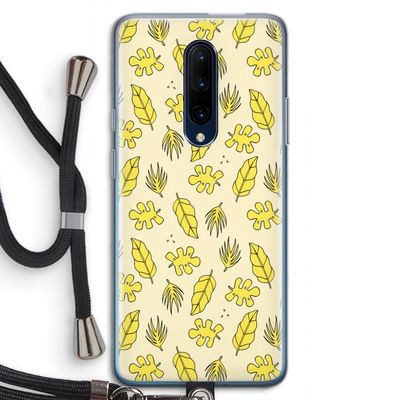 Herfst: OnePlus 7 Pro Transparant Hoesje met koord