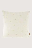 Zusss Kussen Hartjes 45x45cm Zand/goud