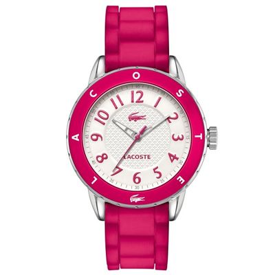 Lacoste horlogeband 2000746 / LC-54-3-29-2401 Rubber Rood 18mm