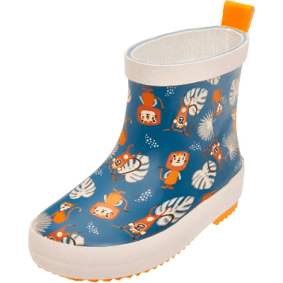 Playshoes halfhoge regenlaarzen Jungle Petrol-27