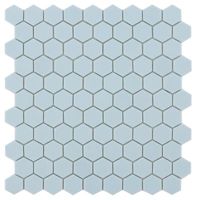 By Goof mozaiek hexagon light blue 3,5x3,5cm By Goof mozaiek hexagon light blue 3,5x3,5cm