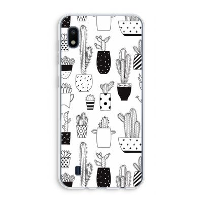 Cactusmotief: Samsung Galaxy A10 Transparant Hoesje