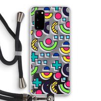 8-bit N°6: Samsung Galaxy S20 Transparant Hoesje met koord