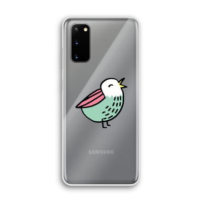 Birdy: Samsung Galaxy S20 Transparant Hoesje