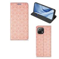 Xiaomi 11 Lite NE 5G | Mi 11 Lite | Hoesje met Magneet | Pattern Orange