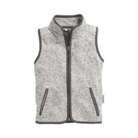 Playshoes fleece vestje gebreid grijs Maat