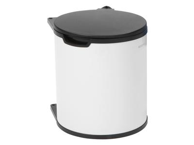 Brabantia pedaalemmer 15L inbouw wit