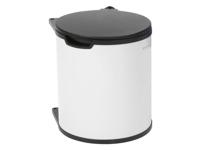 Brabantia pedaalemmer 15L inbouw wit