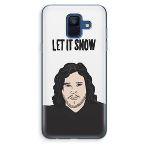 Let It Snow: Samsung Galaxy A6 (2018) Transparant Hoesje