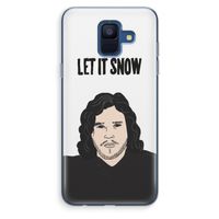 Let It Snow: Samsung Galaxy A6 (2018) Transparant Hoesje