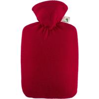 Warmwaterkruik - 1,8 liter - rood - fleece hoes - kruiken