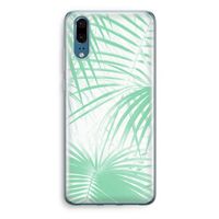 Palmbladeren: Huawei P20 Transparant Hoesje