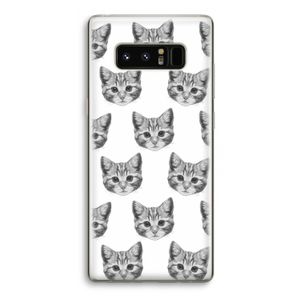 Kitten: Samsung Galaxy Note 8 Transparant Hoesje