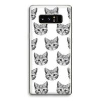Kitten: Samsung Galaxy Note 8 Transparant Hoesje