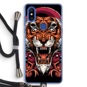 Tiger and Rattlesnakes: Xiaomi Mi Mix 3 Transparant Hoesje met koord