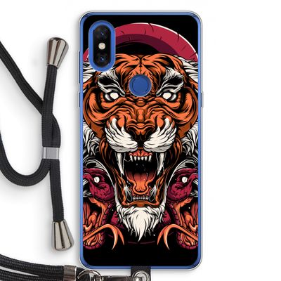 Tiger and Rattlesnakes: Xiaomi Mi Mix 3 Transparant Hoesje met koord