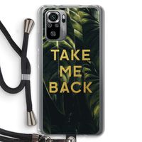 Take me back: Xiaomi Redmi Note 10S Transparant Hoesje met koord