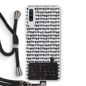 Crazy shapes: Samsung Galaxy A70 Transparant Hoesje met koord