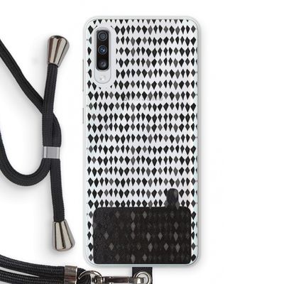 Crazy shapes: Samsung Galaxy A70 Transparant Hoesje met koord