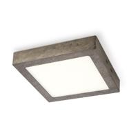 Plafondlamp Ska - Antraciet - Vierkant 22/22/3.6cm Plafondlamp Ska - Antraciet - Vierkant 22/22/3.6cm