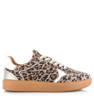 DWRS label Mirabel panterprint sneakers Leer Dames