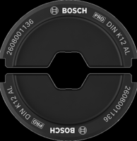Bosch Accessoires PRO Krimpmatrijs | DIN K12 AL | 16 mm/25 mm | Aluminium - 2608001136