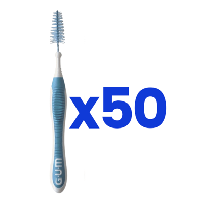 GUM Trav-Ler Ragers 1.6 mm blauw - 50 stuks